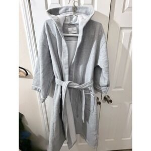 Boca Terry Robe One size Fits All Heather Gray